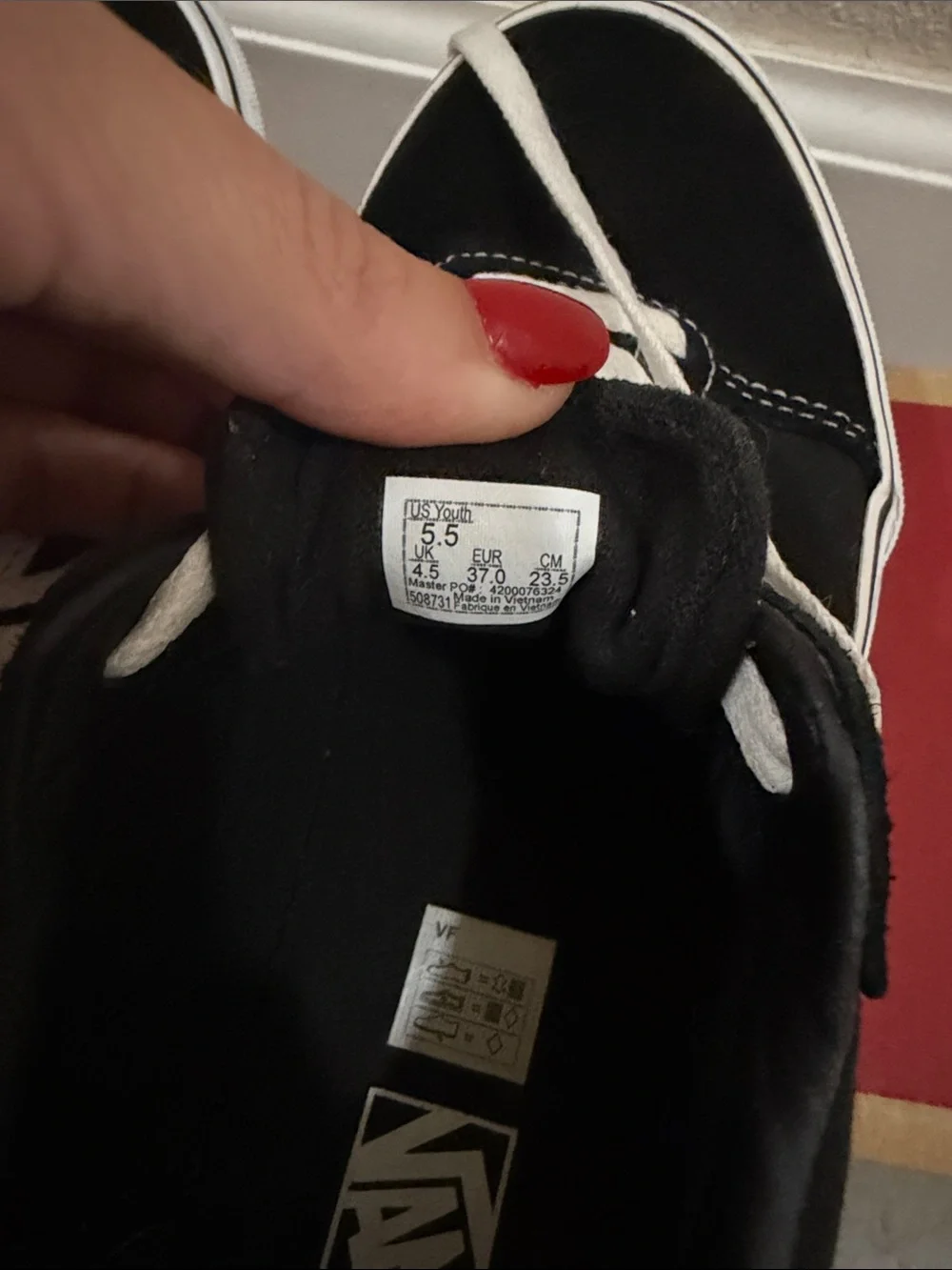 Vans excellent worn